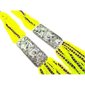 Multi Strand Tribal Ethnic Banjara Tibet Necklace